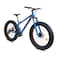 Vaux Joggers Fat Bike Cycle for Men with 21 Speed Gear &amp; Aluminum Alloy Frame, Big Tyre Cycle for Boys 15 Years with 26x4.0inch Tyres, Lockout Front Suspension Fork &amp; Double Disc Brakes - Blue
