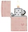 Zippo 49811 Heart Design High Polish Rose Gold Windproof Lighter