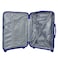 Hard Case Trolley Luggage Set of 3 For Unisex Polypropylene Lightweight 4 Double Wheeled Suitcase With Built In TSA Type Lock Travel Bag KH1005 Navy Blue