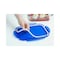 Pyrex Cook &amp; Go Rectangular Food Container With Lid Blue And Clear 3.3L
