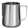 Generic-Silver Milk Frothing Pitcher Stainless Steel Creamer Frothing Pitcher Coffee Steaming Pitcher Milk Frothing Cup Milk Frothers-900ml