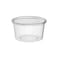 Cosmoplast 450 ml Pack of 10 Clear Microwave Containers with Clear Lids, IFCMMWCLR45S01TP