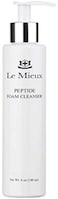 Le Mieux Peptide Foam Cleanser - Age Defying Face Wash with Marine Collagen And 3 Peptides for Glowing Skin, Foaming Dry No Parabens or Sulfates 6 oz / 80 ml
