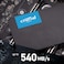 Crucial BX500 2TB 3D NAND SATA 2.5 Inch, Internal SSD, 540 MBPS Reading Speed, Blue/Gray