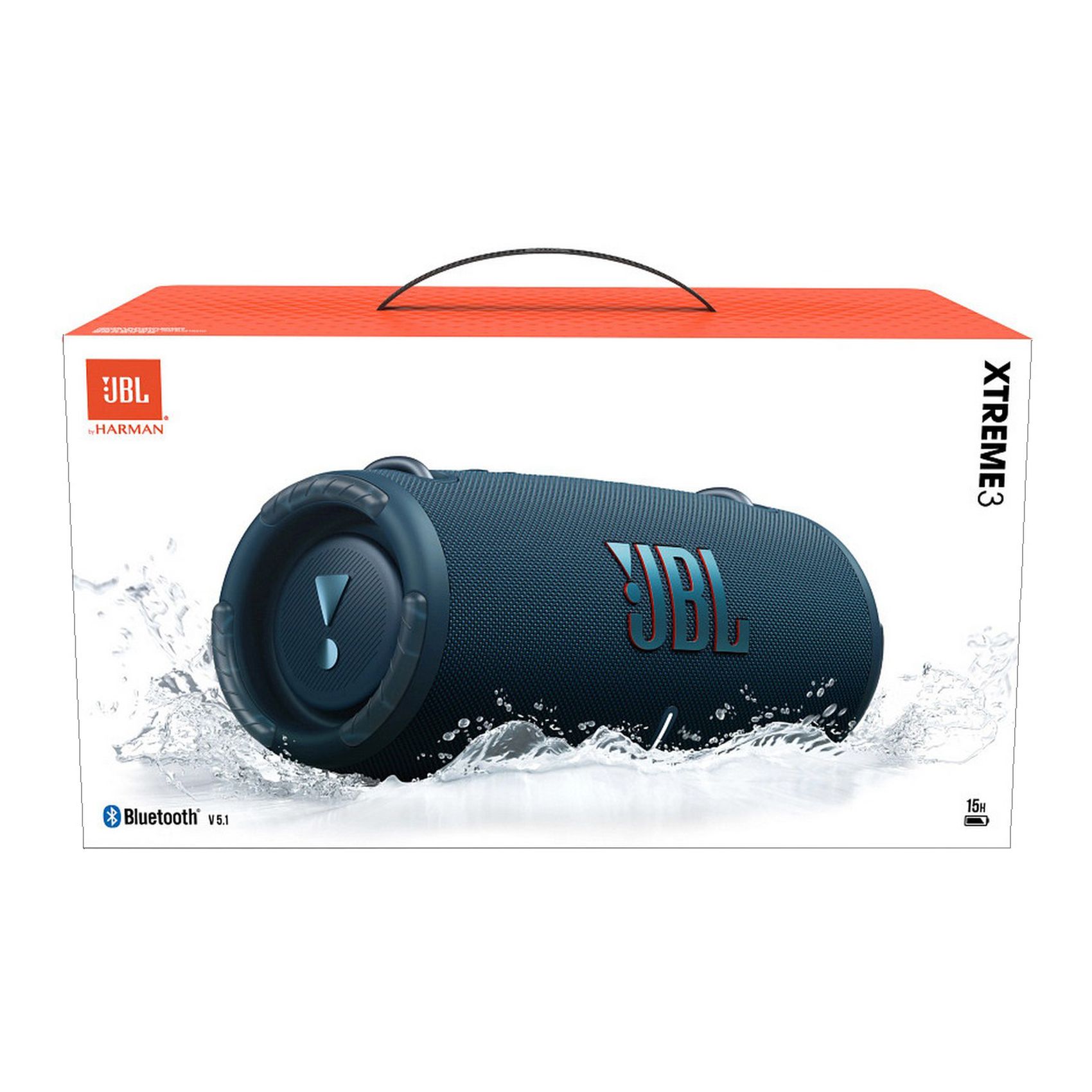 JBL Xtreme 3 Portable Bluetooth Speaker Waterproof With Massive JBL Original Pro Sound and Immersive Deep Blue