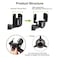 Adjustable car mount food tray with expandable base 360 rotating 4 in 1 car cup tray with mobile phone holder  HCA04