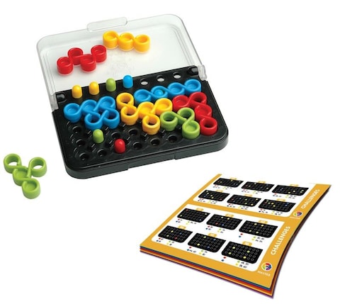 Smartgames, IQ Twista Travel Game For Kids And Adults, A Cognitive Skill, Building Brain Game Brain Teaser For Ages 6 &amp; Up, 120 Challenges In Travel, Friendly Case
