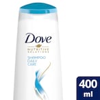 Buy DOVE Shampoo, for dry hair, Daily Care, nourishing care for up to 100% softer* hair , 400ml in Saudi Arabia