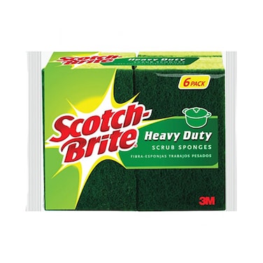 Scotch Brite Heavy Duty Scrub Sponge 6 Pieces