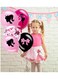 Pink Girl Balloons for Kids Birthday Women's Day Decorations Baby Shower Bachelorette party