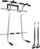 H PRO Triple Door Gym Ultimate 3 in 1 Doorway Trainer Raised Height Pull Up Bar, Dips Bar &amp; 2 Suspension Straps for A Total Body Home Workout, Screwless Installation On All Doors