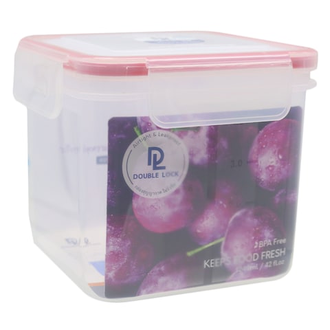 DL CONT TALL SQUARE 1240ML#DL9124