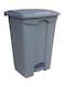 Almufarrej Trash Bin With Pedal Grey 45Liters