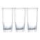 Luminarc Ascot Highball Tumbler Clear 330ml Set of 3
