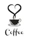 Generic Diy Coffee Mug Wall Sticker Black 20X12.5Cm