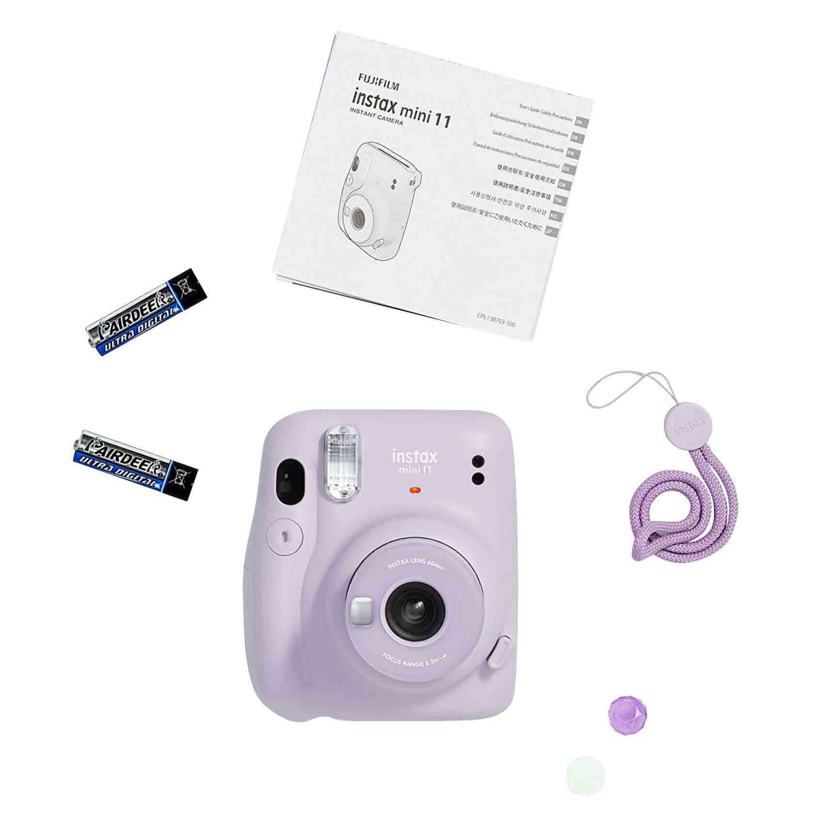 Fujifilm Instax Mini11 Instant Camera With Film Lilac Purple