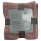 LA Collection 550 GSM Cotton Viscose Face Towels Mid Rose 30x30cm 4 PCS