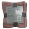 LA Collection 550 GSM Cotton Viscose Face Towels Mid Rose 30x30cm 4 PCS