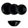 Black dinner Set 19 Pieces