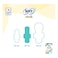 Sofy Anti-Bacterial Musk Slim Sanitary Pads With Wings Large White 28 Pads