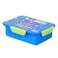 Disney Mickey &amp; Friends 1 / 2 / 3/ 4 Compartment Convertible Bento Lunch Box - Blue