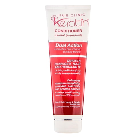 E KERATIN CONDITIONER DAUL ACTION FOR DAMAGED HAIR &amp; REBUILDS IT 230ML