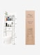 3-Tier Over The Toilet Shelf Rack Silver
