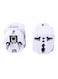 Voberry - UK/US/AU To EU/AC Travel Adapter White