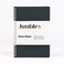 Jumble &amp; Co Convo A5 Wiro Bound Ruled Notebook - Clean Slate Black