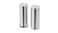 Salt/pepper shaker, set of 2, stainless steel
