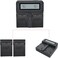 DMK Power DMK-DC03 NP-FZ100 Fast Dual Digital Battery Charger Compatible with NP-FZ100, BC-QZ1 A7RIII A7R3, a7 III, Alpha 9, Alpha 9R, Alpha 9S Digital Camera