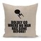 Boldly Go Quote Beige Linen Pillow with Black Foil Print No man has gone Quote Adventure Quote Sofa Throw Pillow