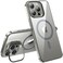 Torras UPRO Lstand Clear Series For iPhone 15 Pro Max Titanium Grey