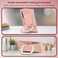 Moxedo Shockproof Rugged Colorful Case with 360 Rotating Kickstand and Shoulder Strap Compatible for Samsung Galaxy Tab S7 Plus 12.4-inch 2020 / S8 Plus 2022 (T730/T970/X800) (Rose Gold)
