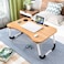 Astory Portable Laptop Bed Tray Table Notebook Stand With Foldable Legs &amp; Cup Slot For Eating Breakfast, Reading Book, Watching Movie On Bed/Couch/Sofa (Golden)