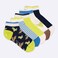 Solo Baby Boy Printed Socks - 1-2 Month - 5 Pairs - Assorted Colors + 5 Pairs Free