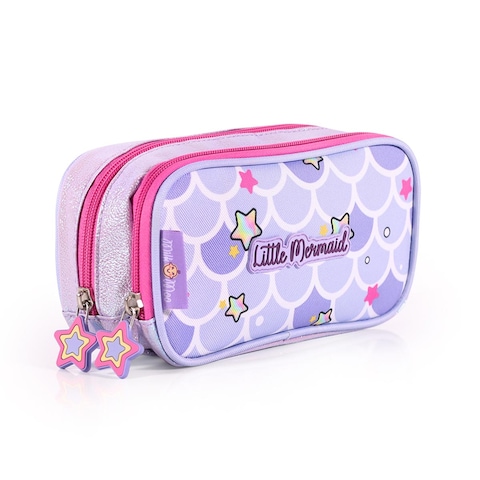 Milk&Moo Children's Backpack and Pencil Case School Set Glittering Mermaid