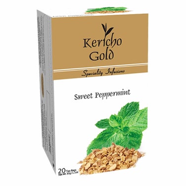 Kericho Gold Sweet Peppermint Tea Bags 2g x Pack of 20