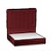 In House Al Shahba Velvet Bed Frame - Single - 200x90 cm - Burgundy