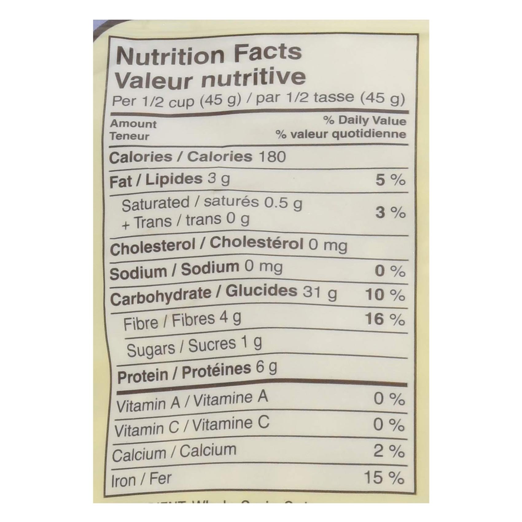 Bob's Red Mill Rolled Oats Whole Grain Quick Cooking 794 Gram product thumbnail 3