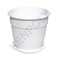 KENPOLY PLANTER NO.3 WITH DISH WHT