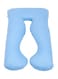 Generic - U-Shaped Maternity Pillow Cotton Blue 120x80centimeter