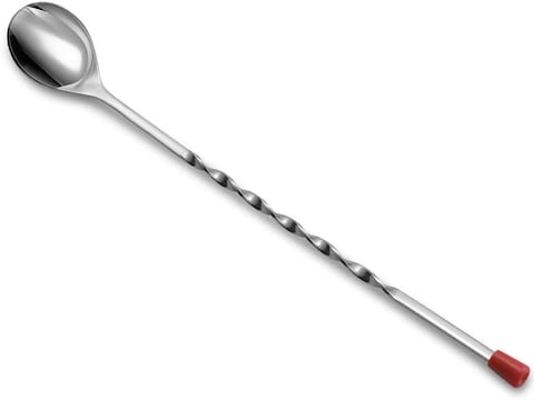Arch Steel Mixing Spoon - Red Knob