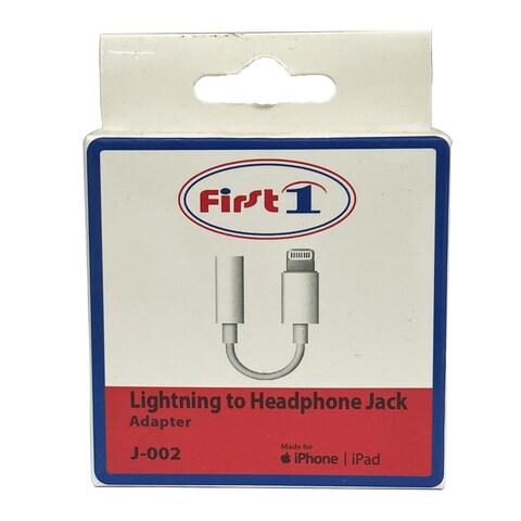 F1 Lightning to Headphone Jack Adapter