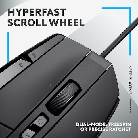 لوجيتك فأرة ألعاب سلكية G502 X - أسود