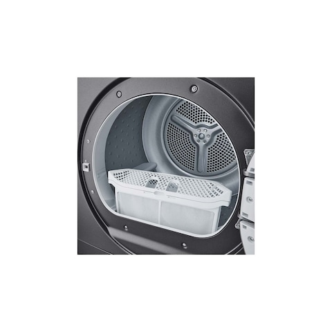 LG Dryer - 8 Kg - Dark Silver - RH80T2SP7RM.ADSPEEC