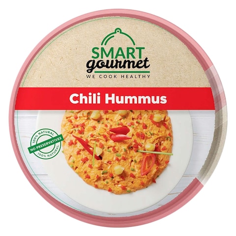 Smart Gourmet Spicy Red Pepper Chili Hummus 150g