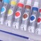 lavish 12 Oil Acrylic Paints with Brushes &amp; Palette Paint Set