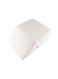 Moon Contour Leg Elevation Pillow Cotton, White, 60X45X20cm