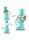 Generic Multifunctional Manual Vegetable Cutter Light Green/Silver 0.95Kg
